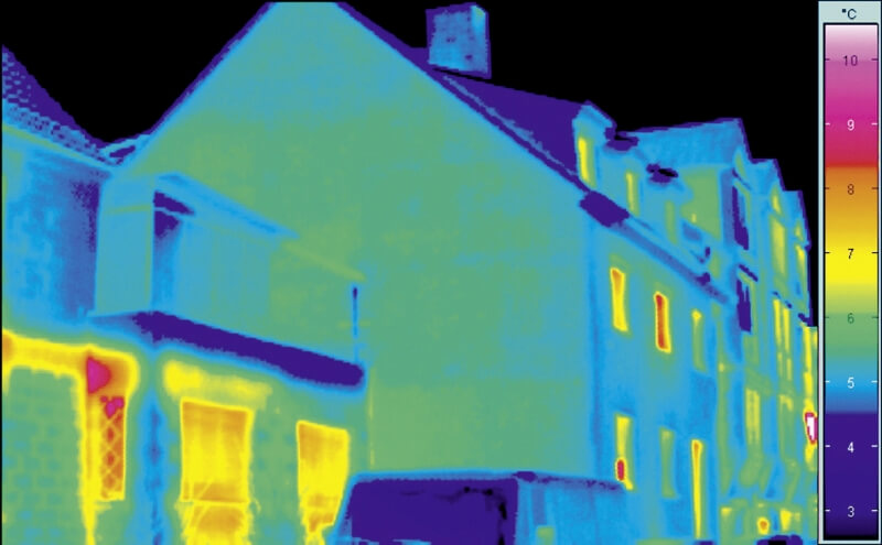 Wärmedämmung Thermografie gedämmt – Maler Buban